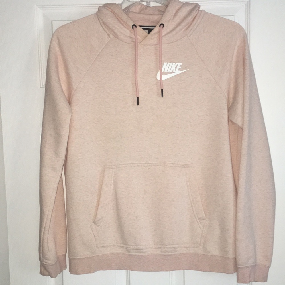 Peach Heather Nike Hoodie Sweatshirt, Ladies Size Medium - Picture 7 of 7